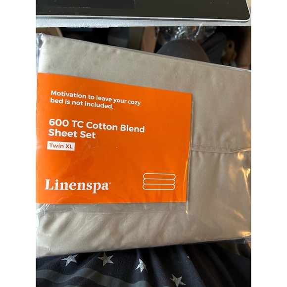 Linenspa 600 TC Ultra Soft Deep Pocket Cotton Blend Sheet Set * Twin XL H106 - Picture 3 of 3